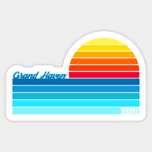 Grand Haven Sunset Sticker